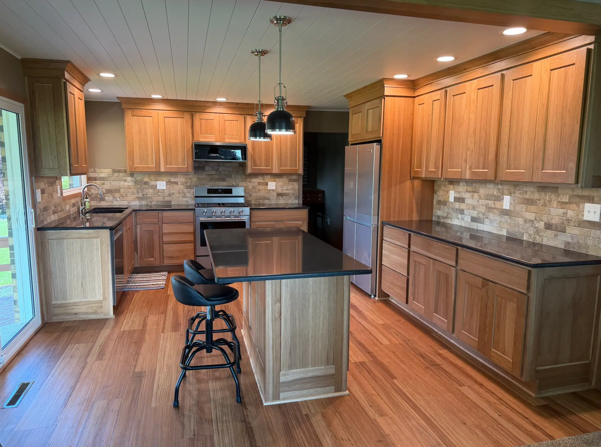 Kitchen after remodel — updated cabinetry and finishes